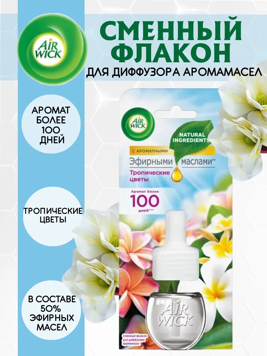 Сменный флакон для диффузора Тропические цветы 19мл