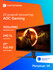 Монитор 27" AOC GAMING 27G2ZNE, 1920x1080, 240 Гц, черный/красный