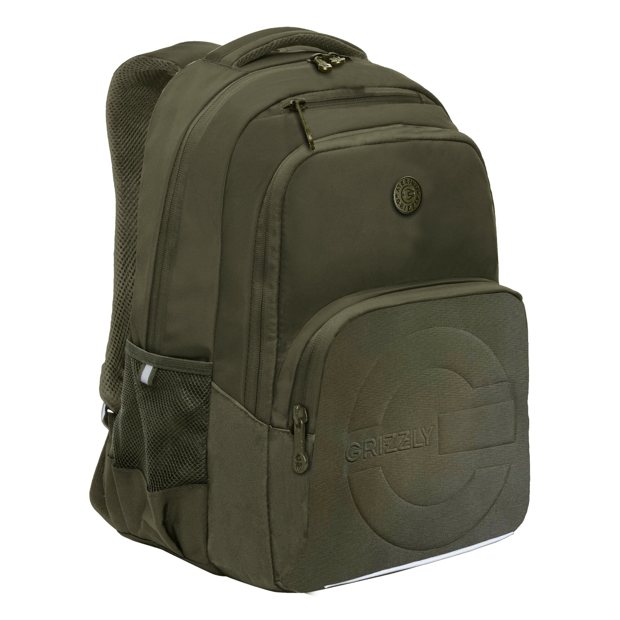 Школьный рюкзак GRIZZLY для мальчика 5-11 класс RU-530-7/3, 45х32х23см, полиэстер