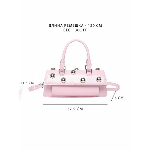 Сумка кросс-боди LERO, фактура зернистая, черная