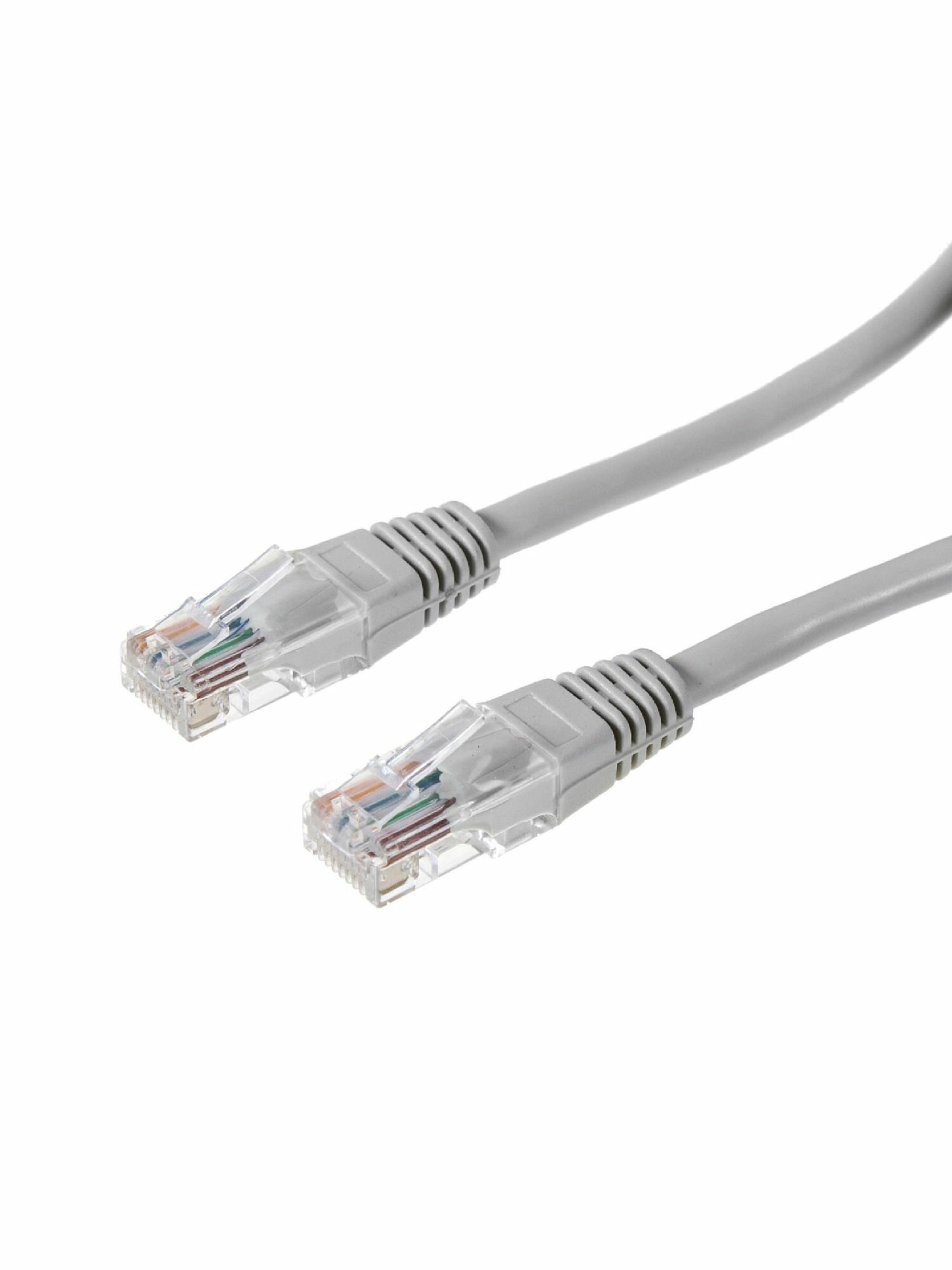 Удлинитель компьютерный UTP4 cat5e 3 м цвет серый