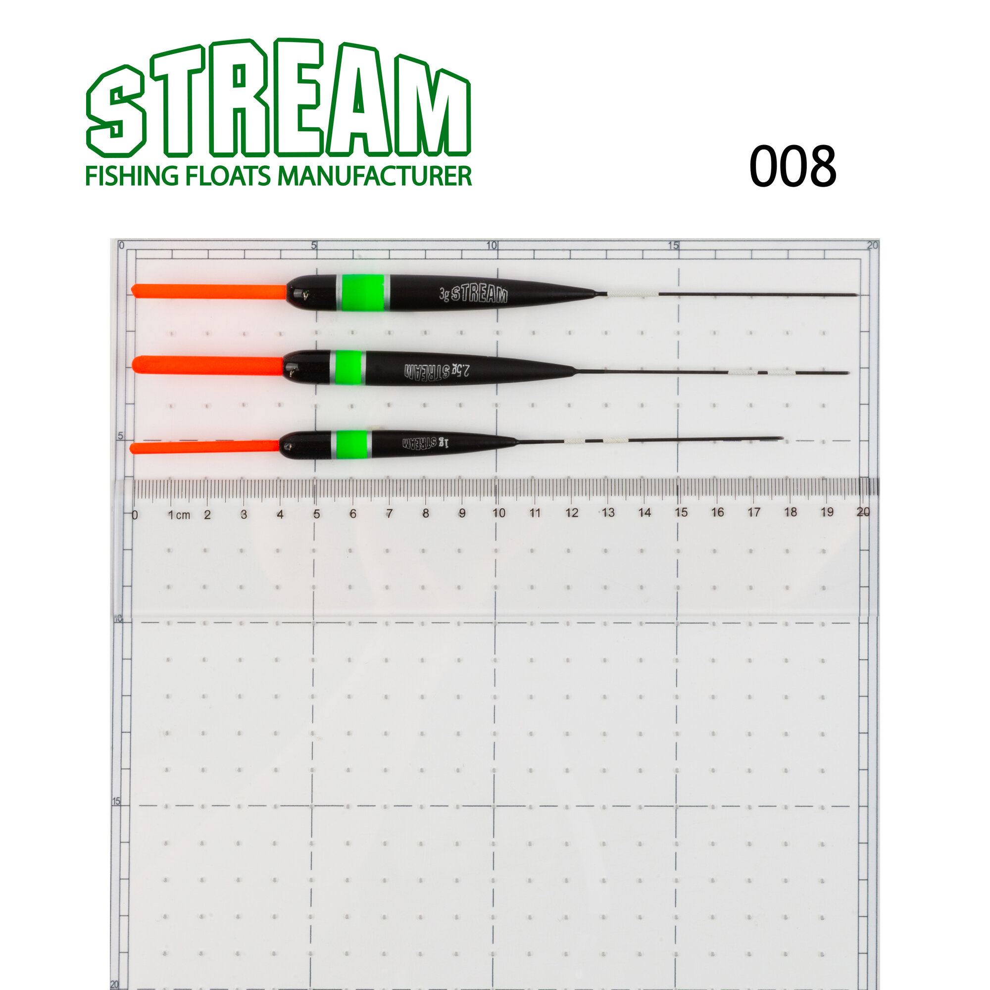 Поплавок STREAM 008-001 10гр. 185мм. Универсальный оригинал