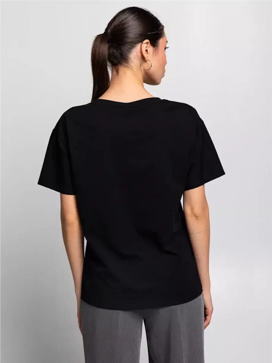 Футболка DommoD, размер 44-46, черный — фото 1