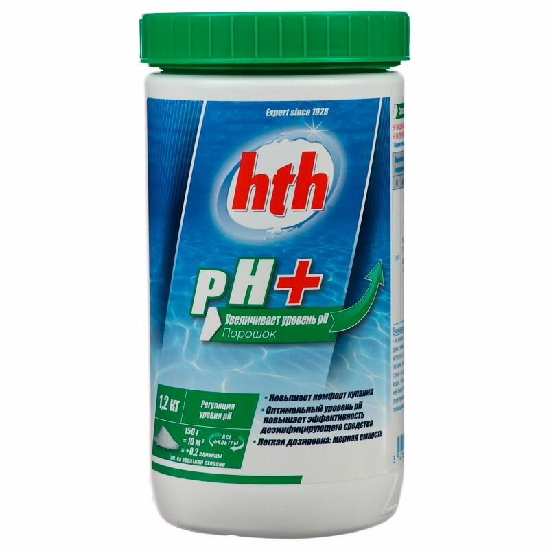 Регулятор рН-плюс Arch Water Products для бассейна порошок 1.2 кг hth - Химия для дезинфекции и очистки воды бассейна / Средство для ухода за водой