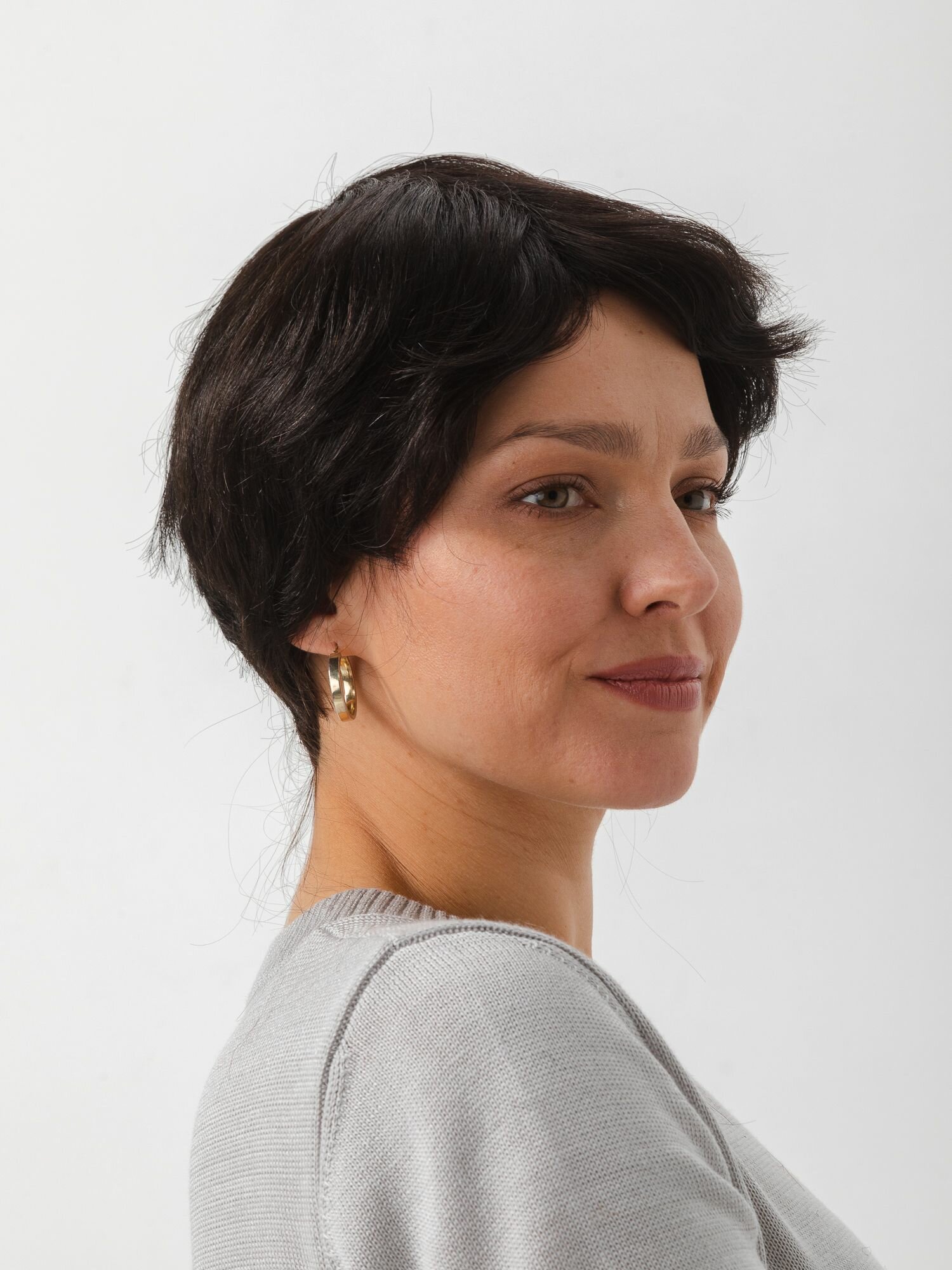 Парик женский из натуральных волос, короткий — фото 1