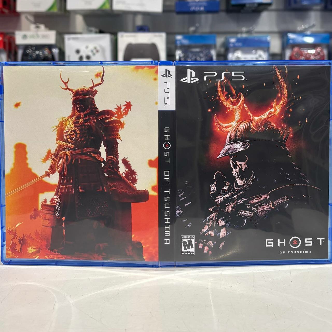 Игра "Ghost of Tsushima/ Призрак Цусимы" PS5 - Кастомная обложка для диска №13