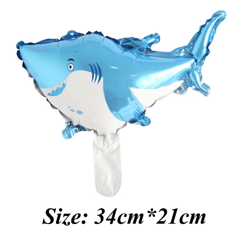 Фольгированные шары с морскими животными YUEYAO, mini shark, Другой