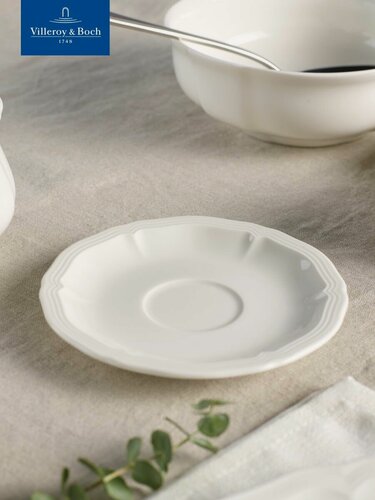 Изображение товара Блюдце фарфоровое 13 см, Manoir, Villeroy & Boch, Премиум-Фарфор