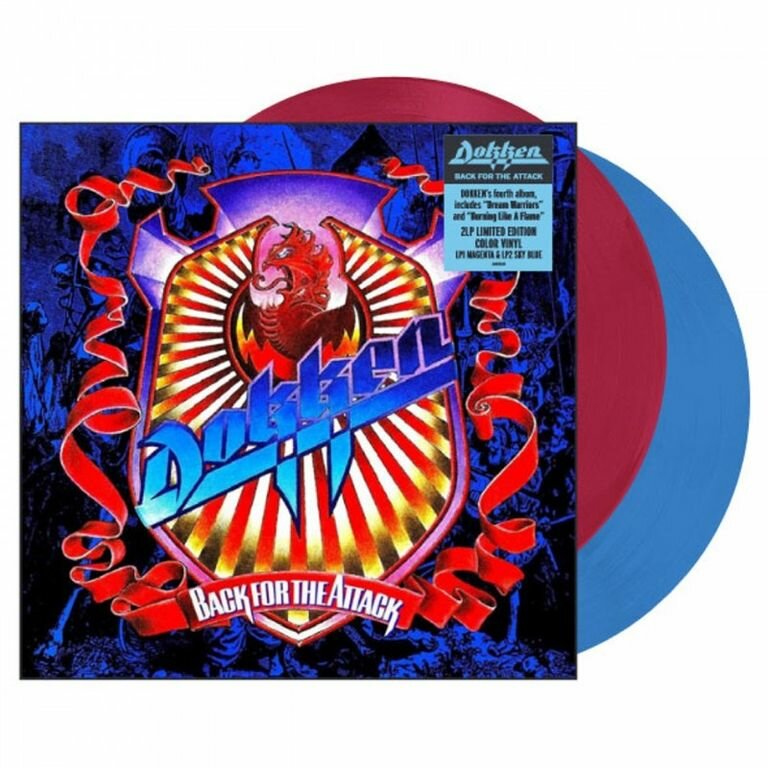 Виниловая пластинка Dokken   Back For The Attack 2 LP