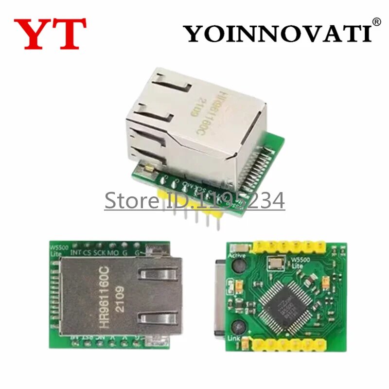 YOINNOVATI W5500 Модуль Ethernet для Arduino, 10PCS