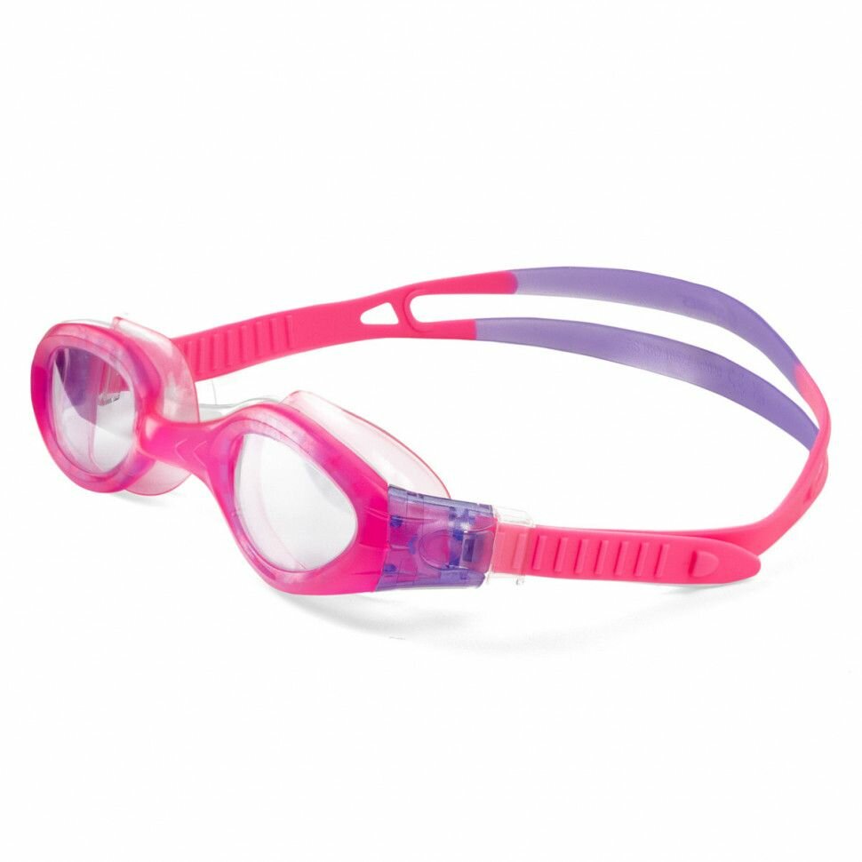 Очки детские для плавания TORRES Leisure Kids, SW-32210PP, прозрачные линзы, розовая оправа