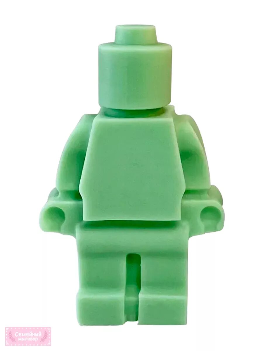 Силиконовый молд для гипса и свечей Лего — фото 1