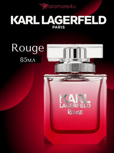 Изображение товара Духи женские. Парфюмерная вода Karl Lagerfeld Rouge. Карл Лагерфельд Руж. Для женщин. 85мл.