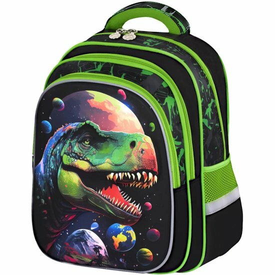 Рюкзак Brauberg Kids 273182 FLOSSY Galaxy Dino 3D панель 40х28х18 см