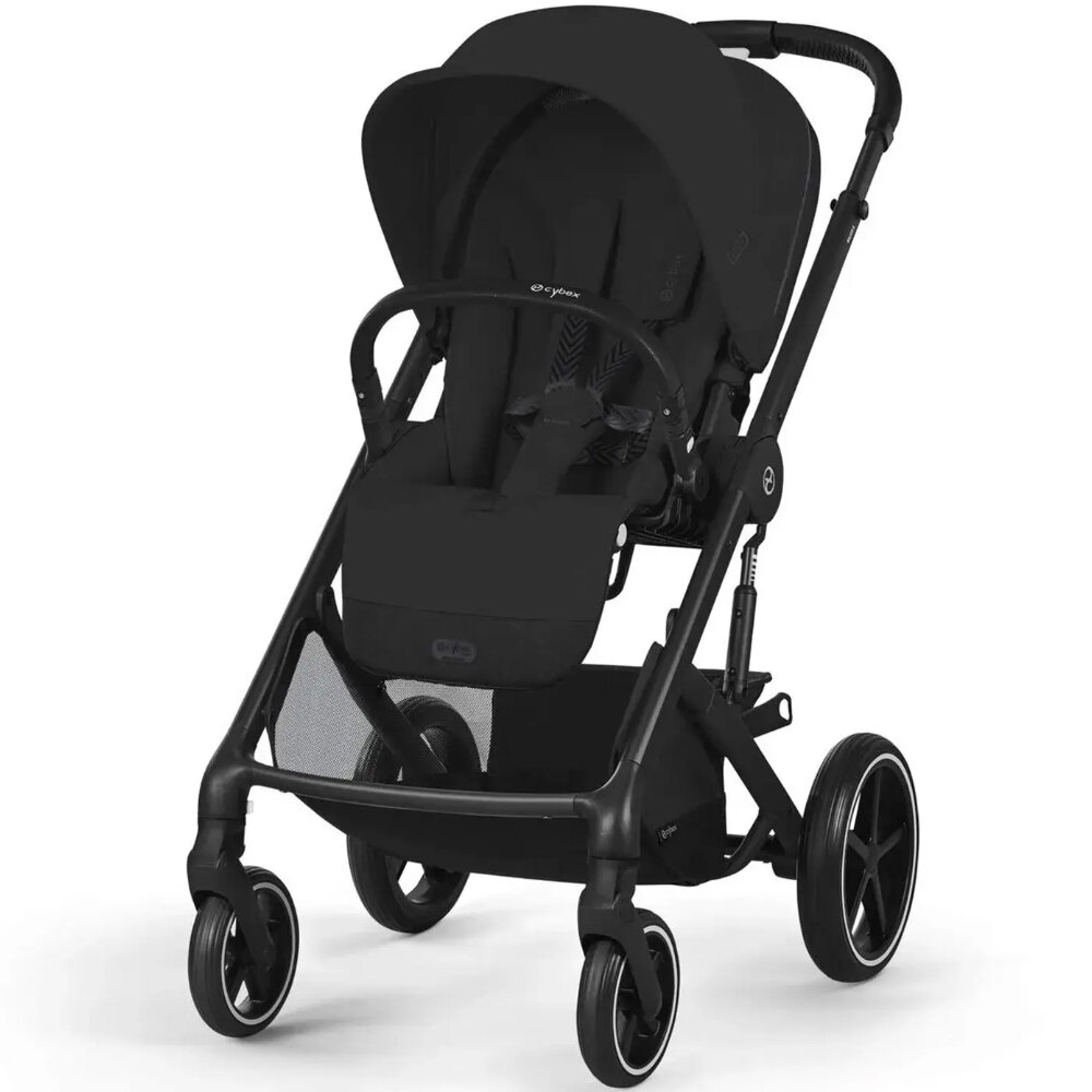 Коляска прогулочная Cybex Balios S Lux BLK Moon Black с дождевиком