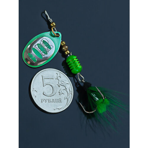 Блесна вертушка Pontoon21 treble hook synchrony #2.0 на щуку и окуня