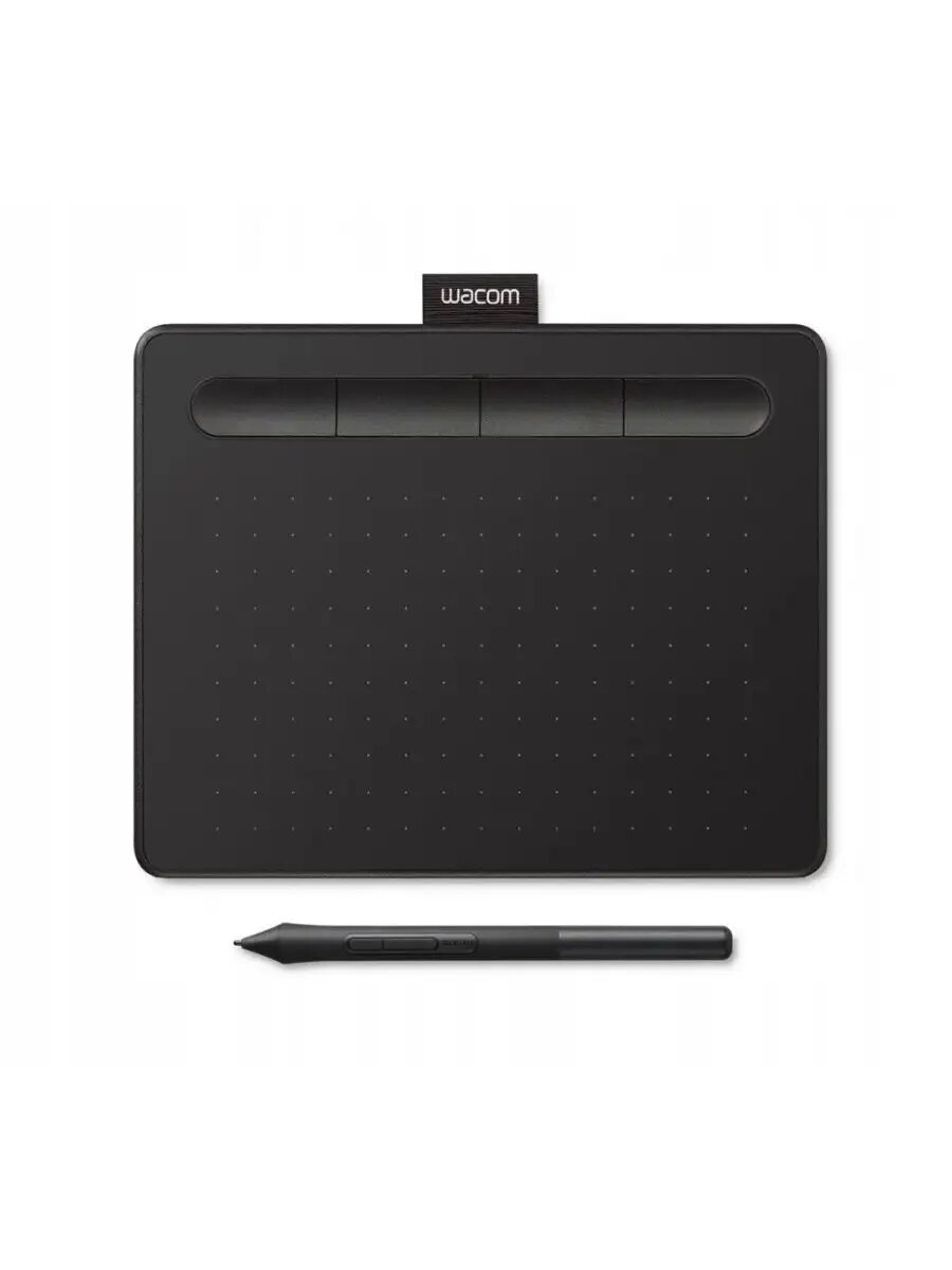 Графический планшет Wacom Intuos S Black цвет черный