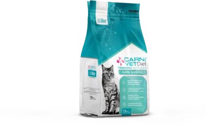 CARNI VD Cat Super Defense корм для кошек при пищевой непереносимости и аллергии 1,5кг — фото 1