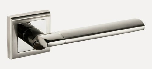 Изображение товара Ручки дверные Bussare ELEVADO A-63-30 хром/матовый хром, на квадратной розетке