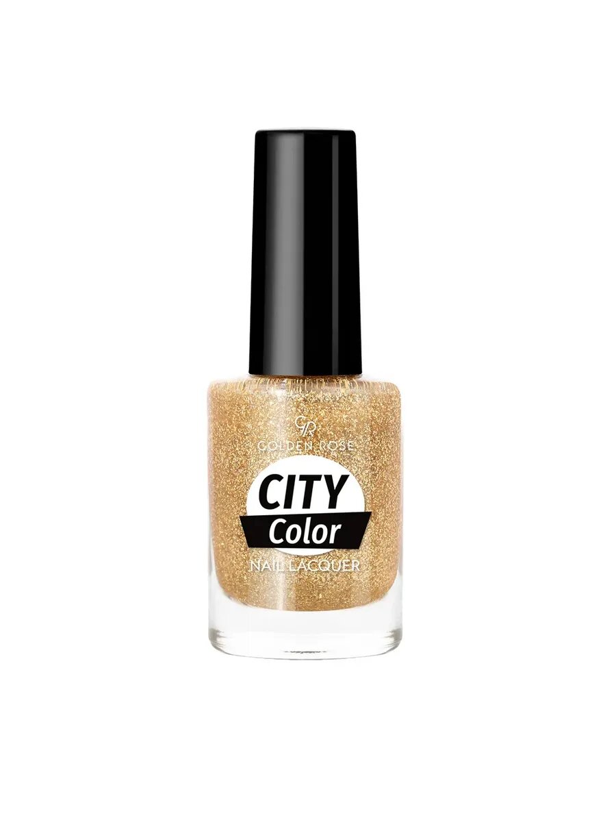 Лак для ногтей Golden Rose City Color Nail с блестками 103