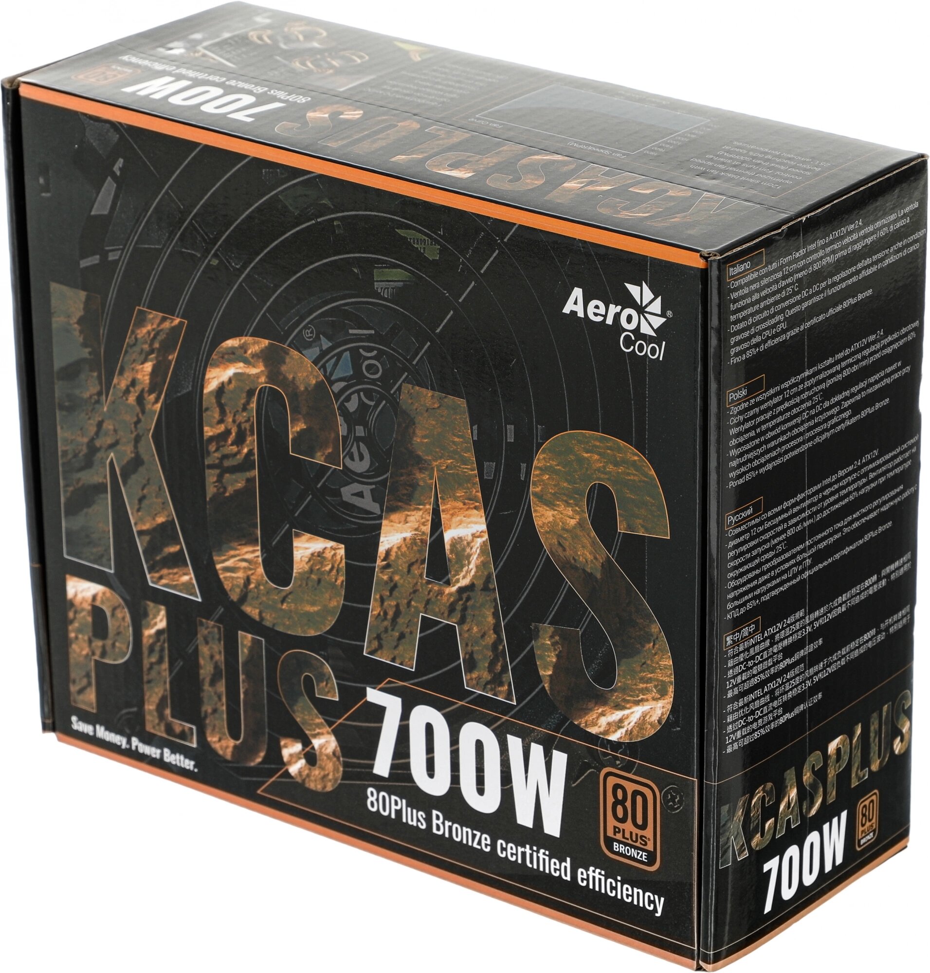 Formula V Блок питания Formula V Line KCAS PLUS 700W, 700W, APFC, 80+ Bronze, ATX12V v2.4, 12cm Fan (ex Aerocool)