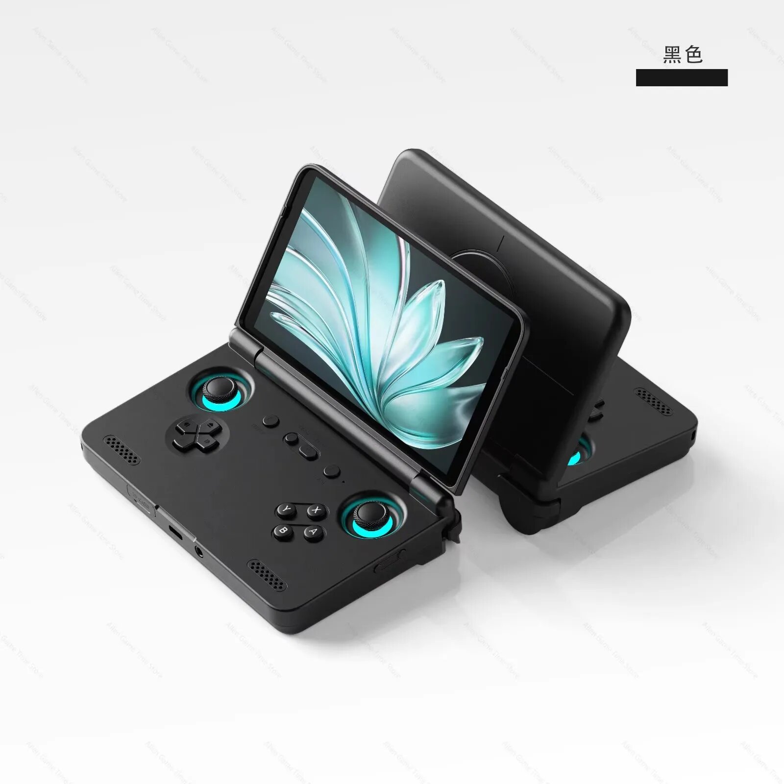 В наличии Retroid Pocket Flip2 Android SD865/D1100 5,5 дюйма 1080p OLED WIFI6 Портативная игровая консоль с Hall Rocers Custom, Black, SD865