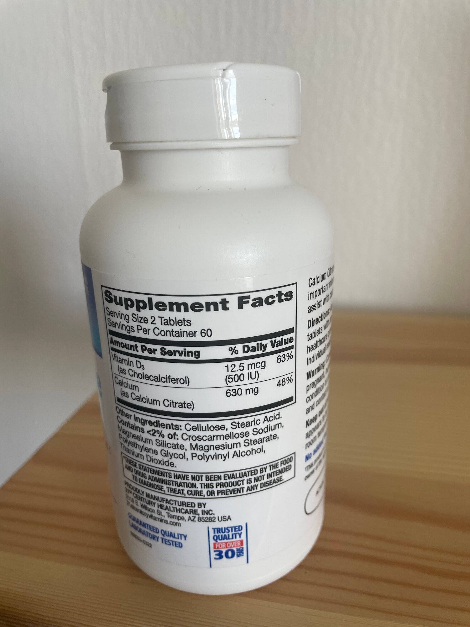Картинки Кальций 21st Century "Calcium Citrate Maximum + D3", 120 таблеток, для взрослых, США