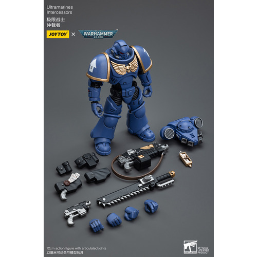 Подвижная фигурка JOYTOY Warhammer 40000 Ultramarines Intercessors