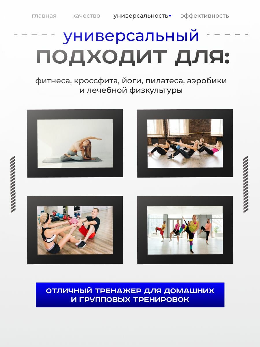 Медбол SportPanda, ПВХ, диаметр 38 см, 11 кг, армированные швы — фото 1