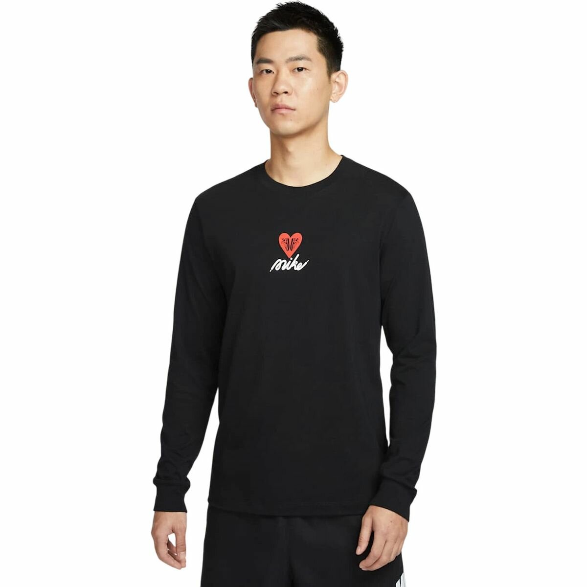 Лонгслив NIKE Sportswear Long-Sleeve T-Shirt, размер 2XL, , черный