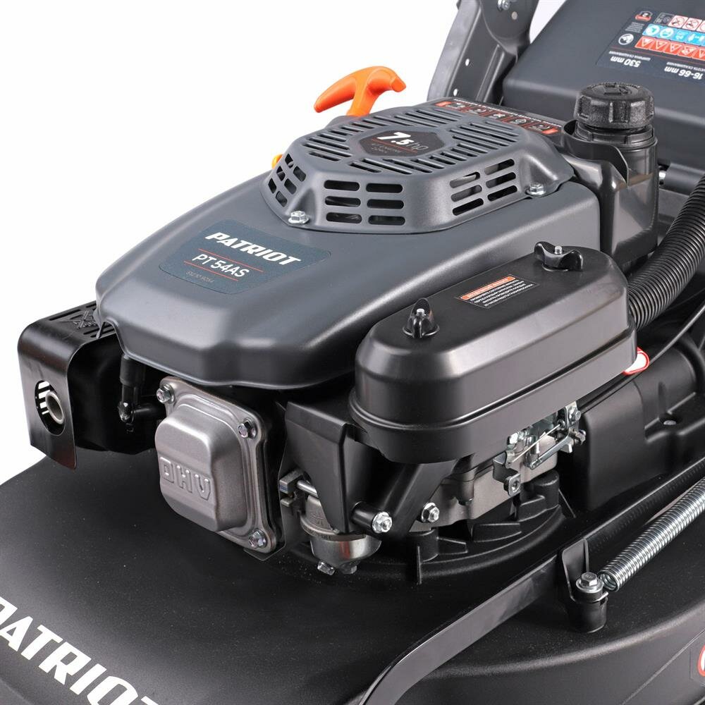 Газонокосилки Бензиновые Газонокосилка бензиновая PATRIOT 512109054 PT 54A, ширина скашивания 53 см
