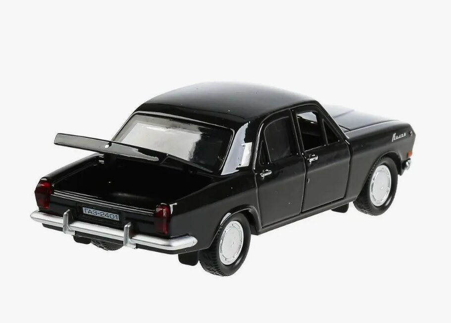 Машинка-игрушка "Волга Газ 24", металлическая, инерционная, масштаб 1:43 с открывающими дверями без эффектов — фото 1