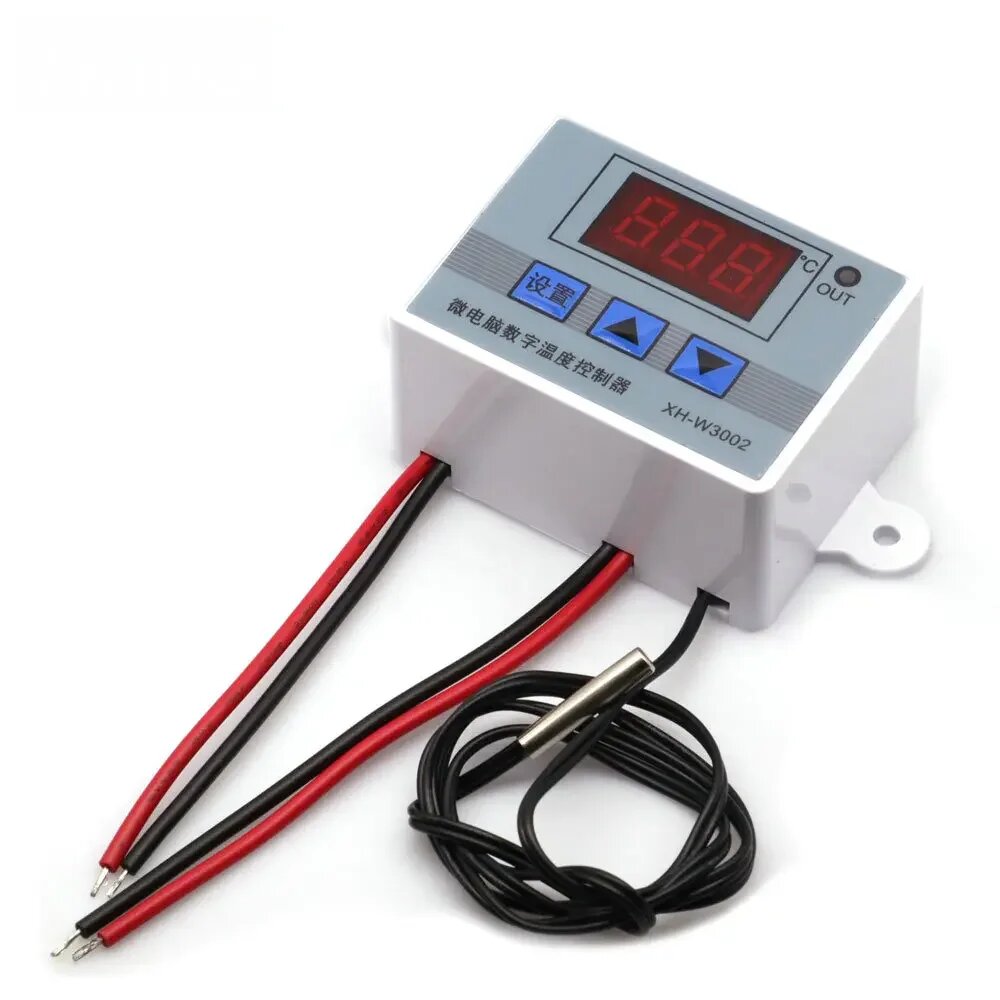 Цифровой терморегулятор W3002, AC 110-220V
