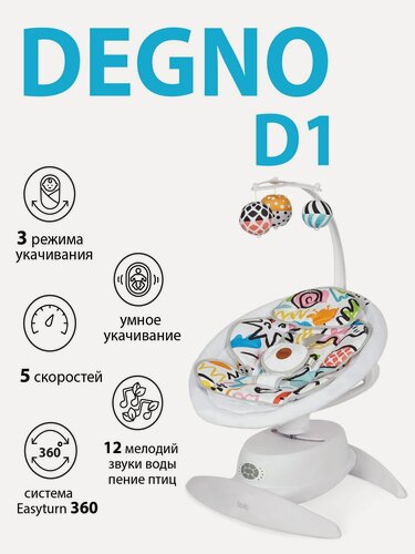 Изображение товара Шезлонг с электронной функцией качения Nuovita Degno D1 Bianco (Bianco fumoso/Белый, Дымчато-белый)