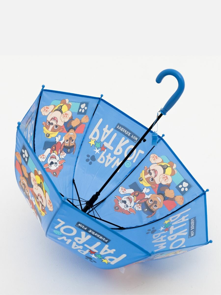 Зонт-трость , голубой — фото 1