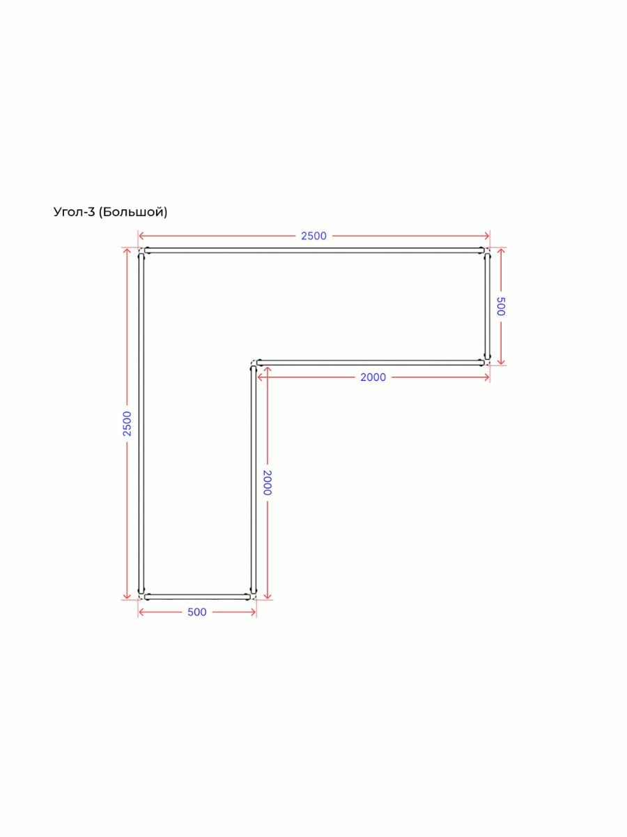 Парники Сибири Клумба  Угол 3  из ПВХ  пластика  Цвет  Коричневый