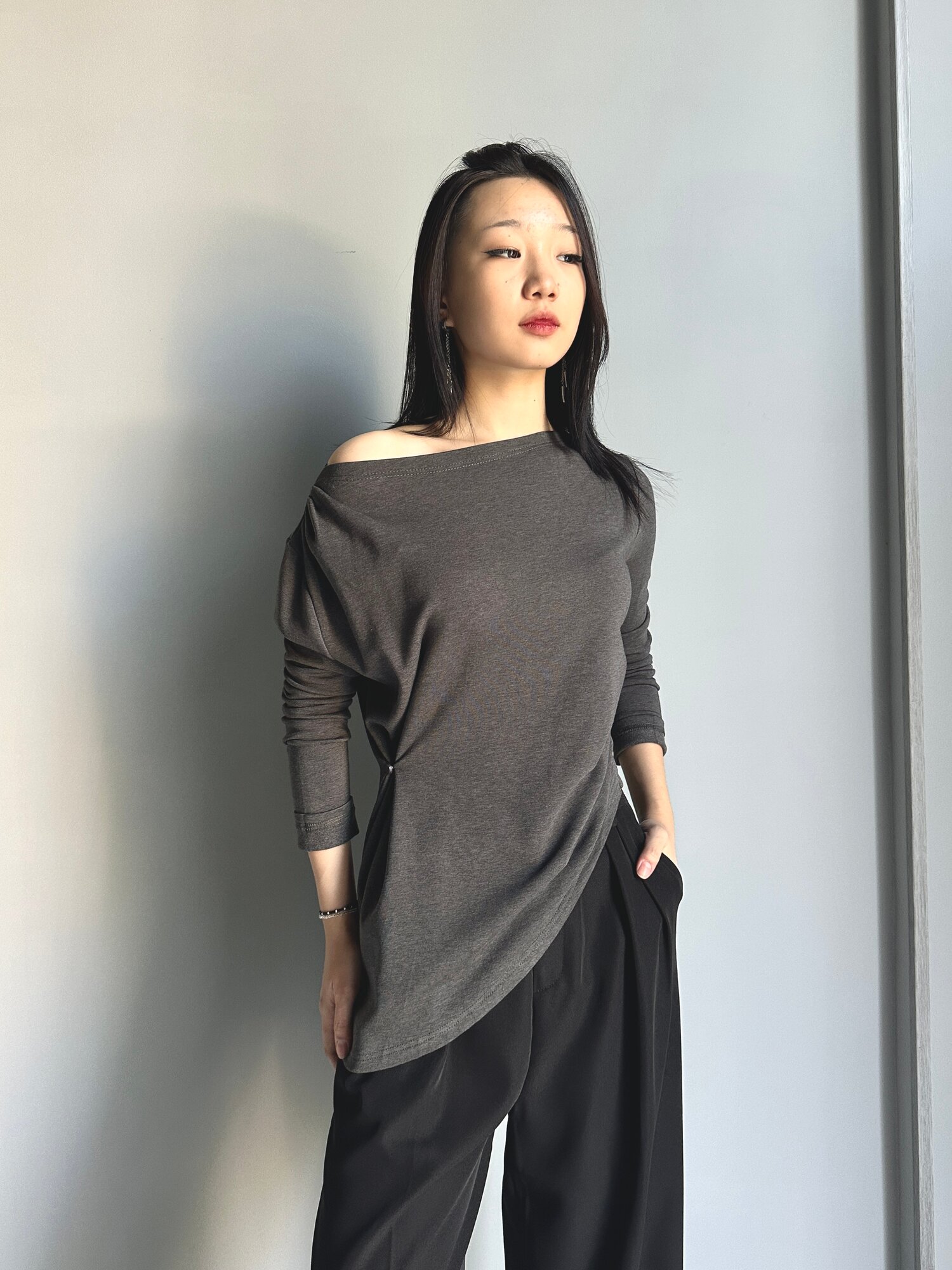 Водолазка INK Std, размер Std, серый — фото 1