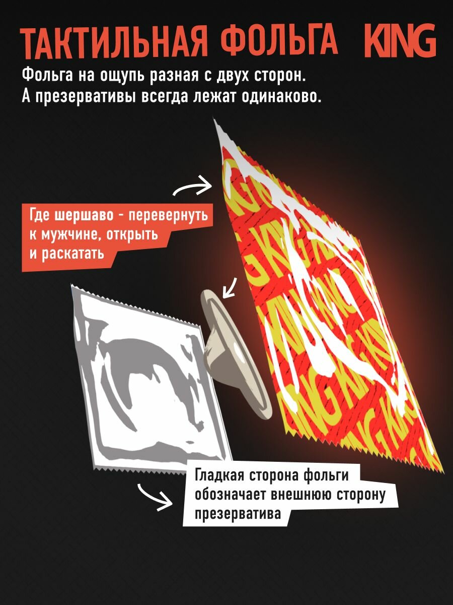 Презервативы увеличенного размера XXL12 штук KING MONSTER