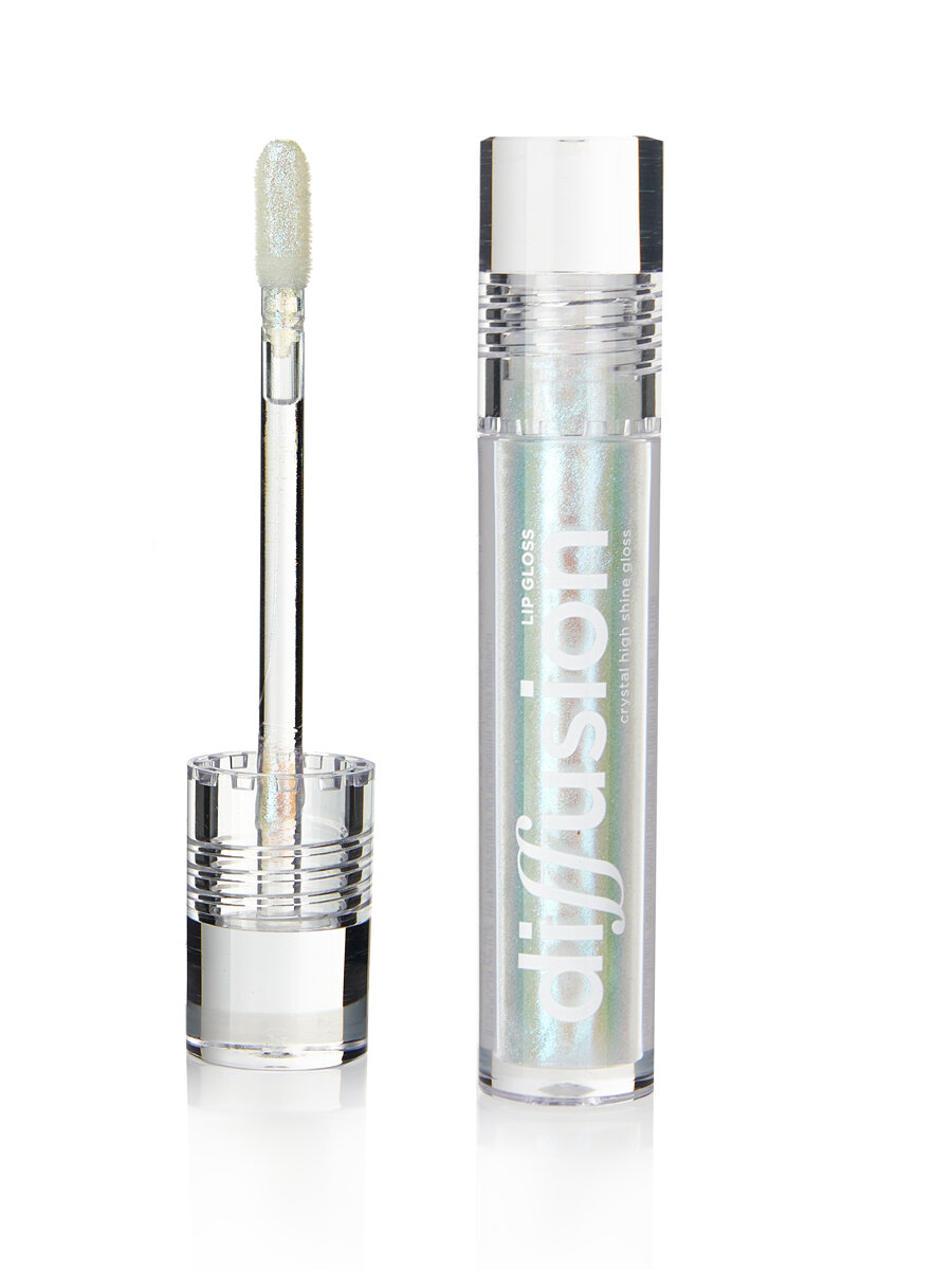 Parisa Блеск для губ Diffusion кристальный сияющий, тон 02, 4 мл — фото 1
