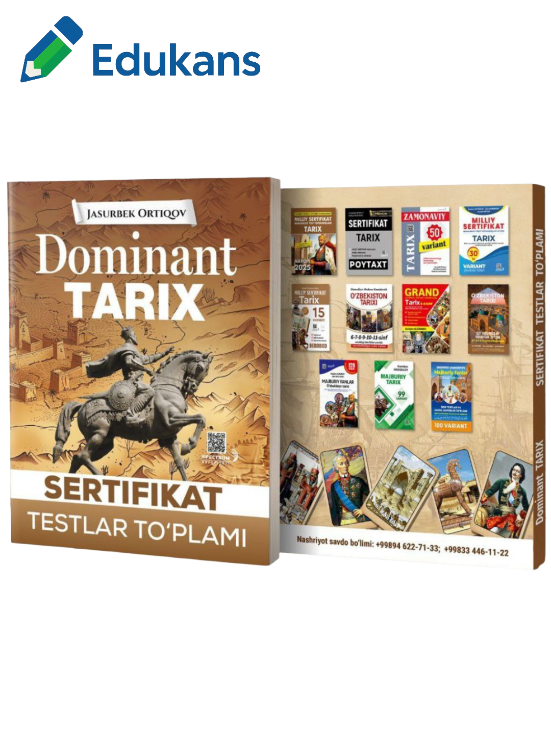 Доминант тарих Сертификат Тестлар Тплами 2025 | Жасурбек Ортиов — фото 1