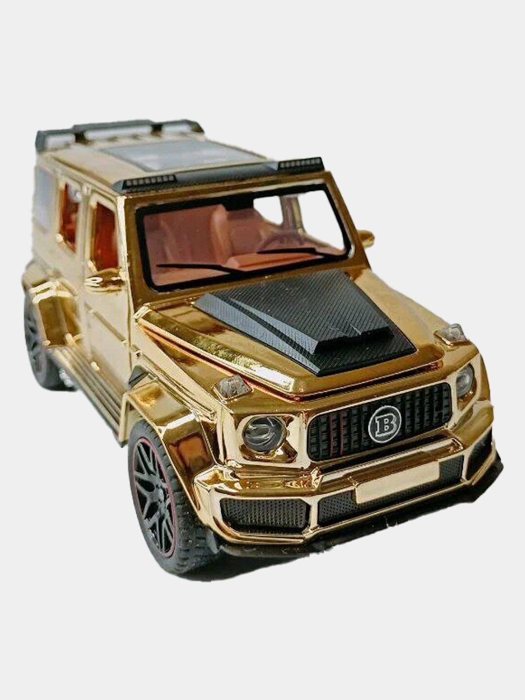 Металлическая машинка Mercedes-Benz G65 Brabus Gold 1:32