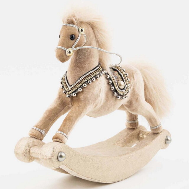 Декоративная фигурка Лошадка-качалка Селеста 29 см Winter Deco 1135204