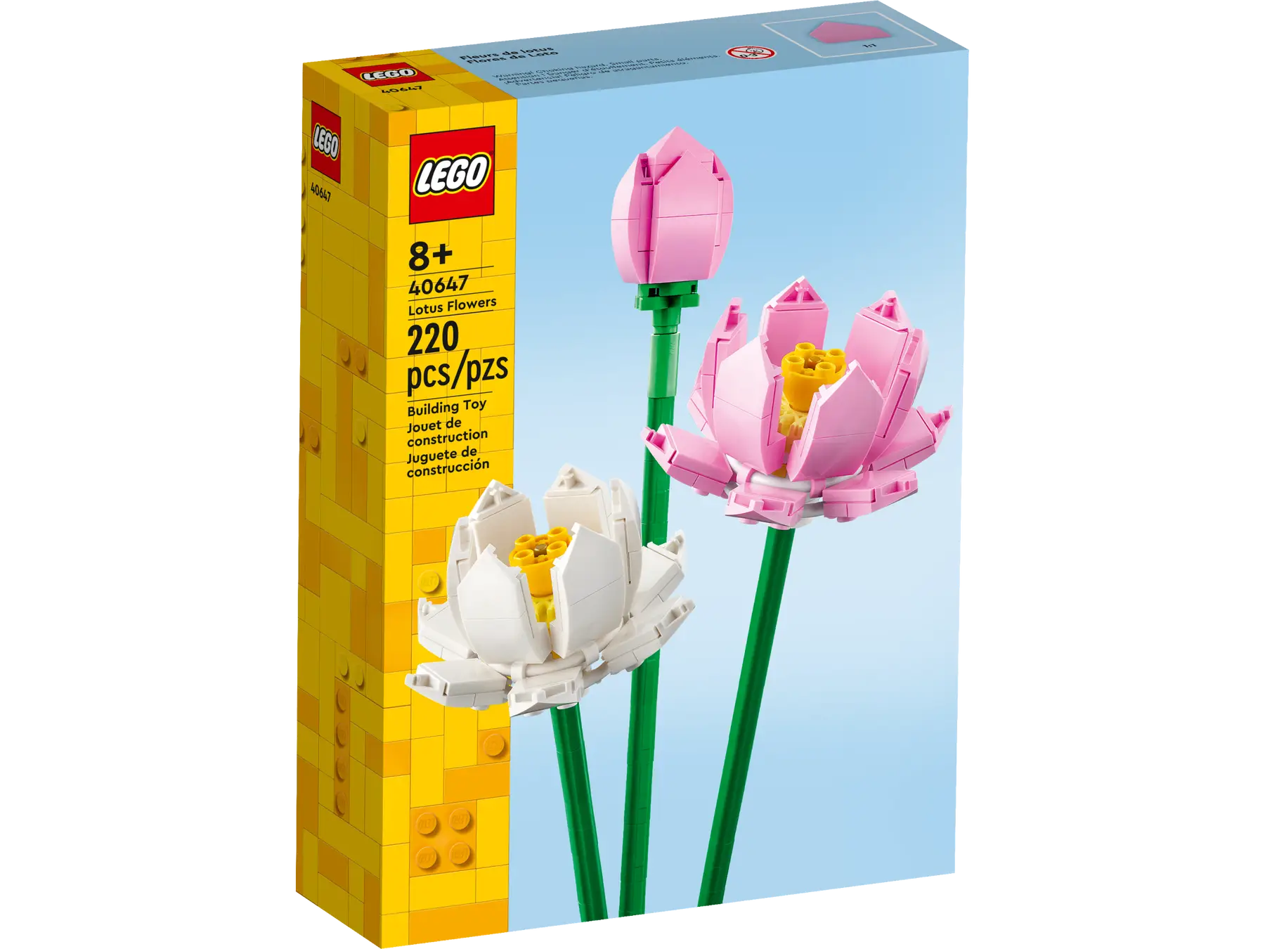 Конструктор LEGO 40647 Сувенирный набор Цветы лотоса, 220 дет.