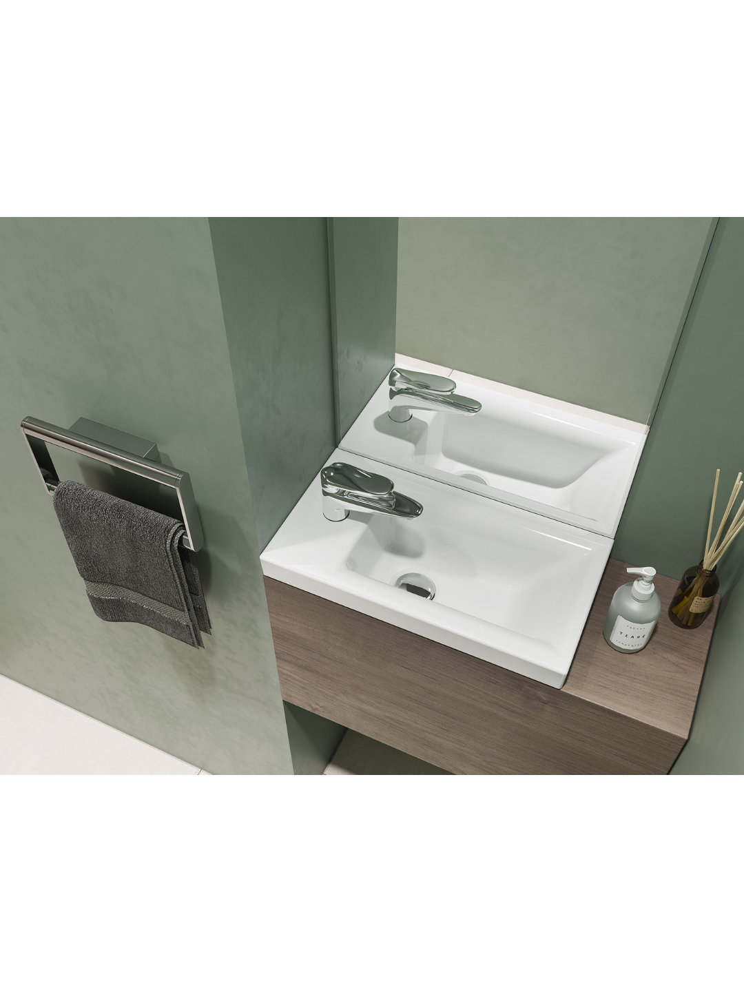 Раковина Santek Миранда 40, отверстие под смеситель — фото 1