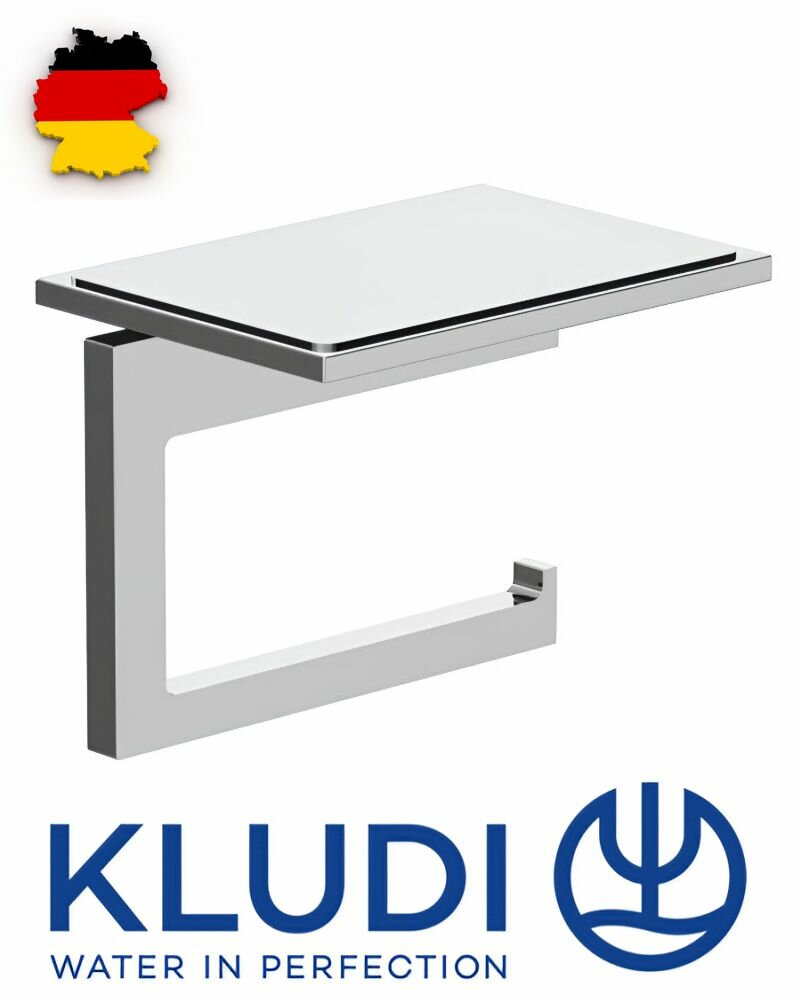 Держатель туалетной бумаги с полкой KLUDI VELA C 3197105