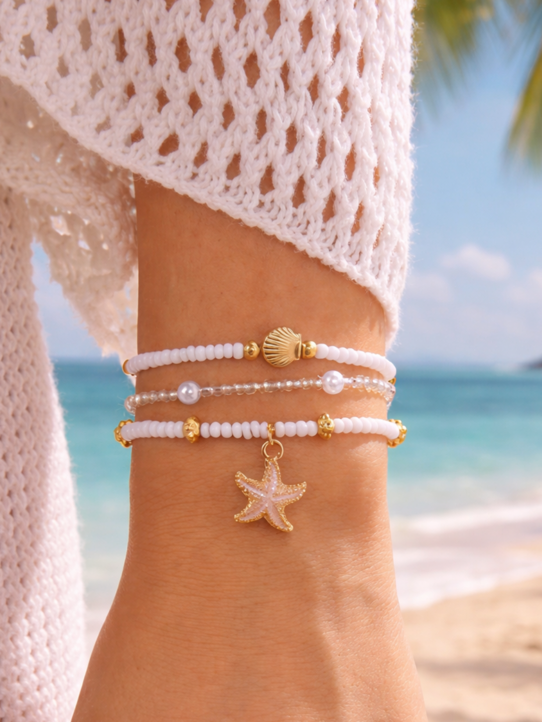 Браслет, жемчуг имитация