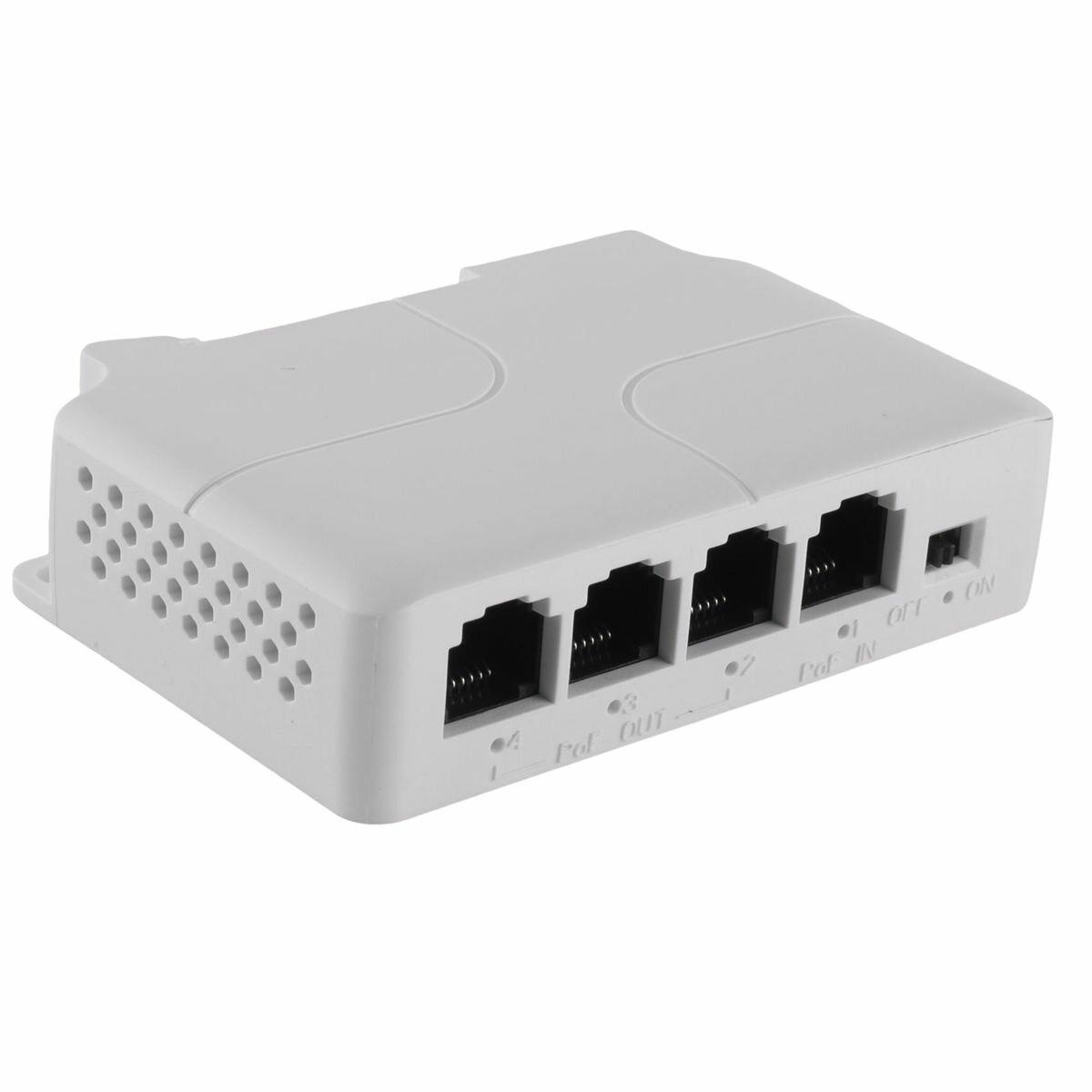 POE-удлинитель активный (Ethernet) 100Мб/с разветвитель 3-портовый на DIN-рейку