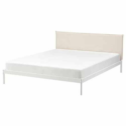 KLEPPSTAD Кровать IKEA с реечным дном ЛуройбелыйВисле бежевый 160x200 см 30502401 24329₽