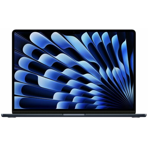 Ноутбук Apple MacBook Air 15.3" 2024, M3, RAM 16 ГБ, SSD 512 ГБ, 8-Core CPU, 10-Core GPU, MXD43, английская раскладка, тёмная ночь черный