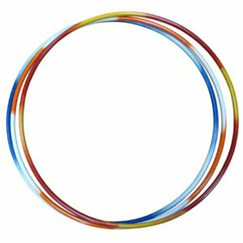 Обруч гимнастический MR-OSt1100, диаметр 900мм, стальной, 1,1кг, мультиколор